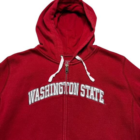 Nike youth Large Hoodie WSU Washington State University Cougars Full Zip - Picture 2 of 11